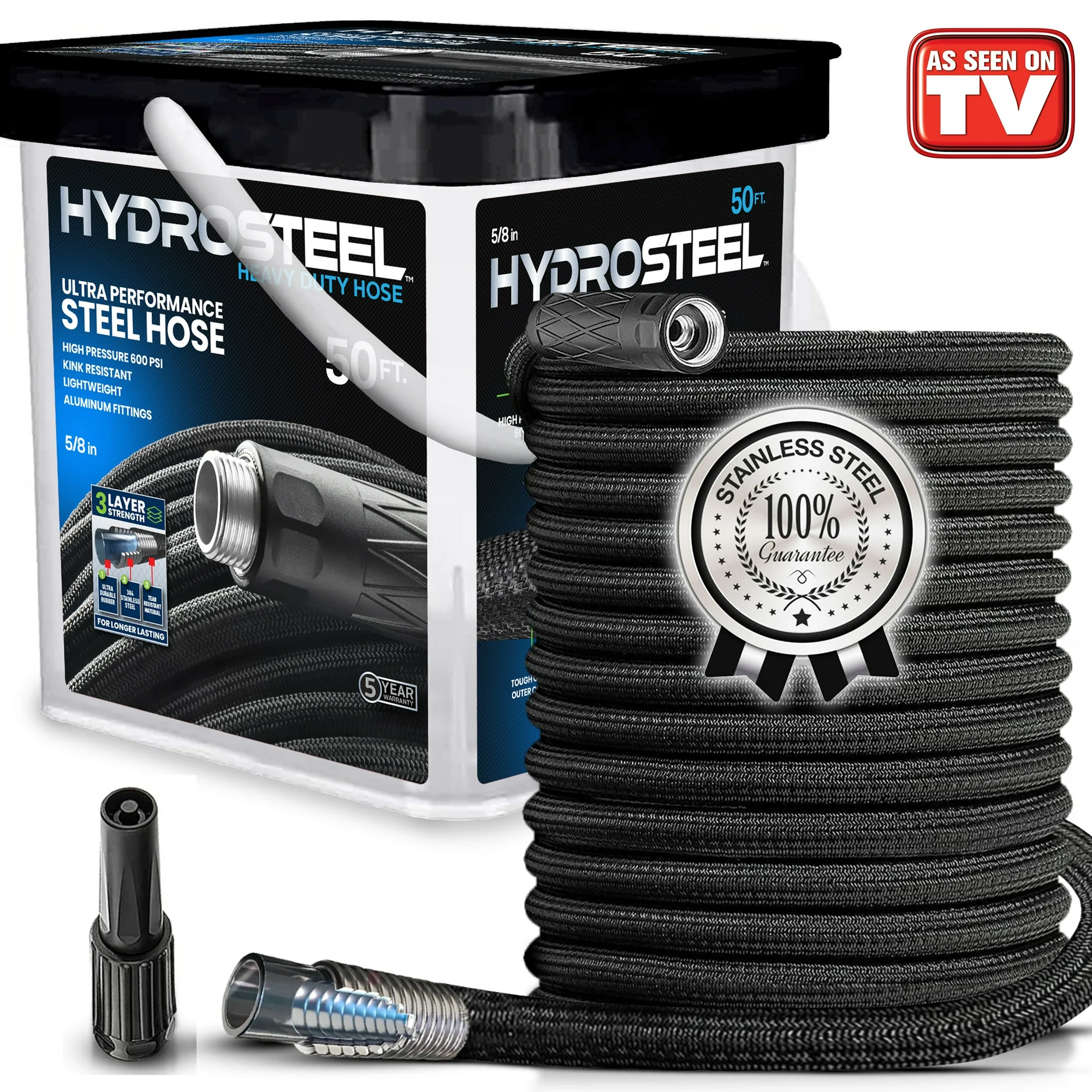 HydroSteel Garden Hose