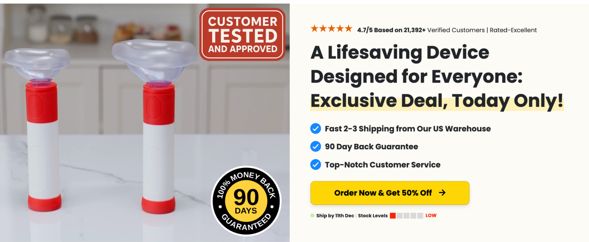 ResqVac™ Anti-Choking Device