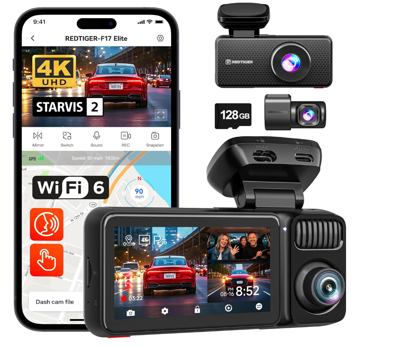 Redtiger - Professional dash cam