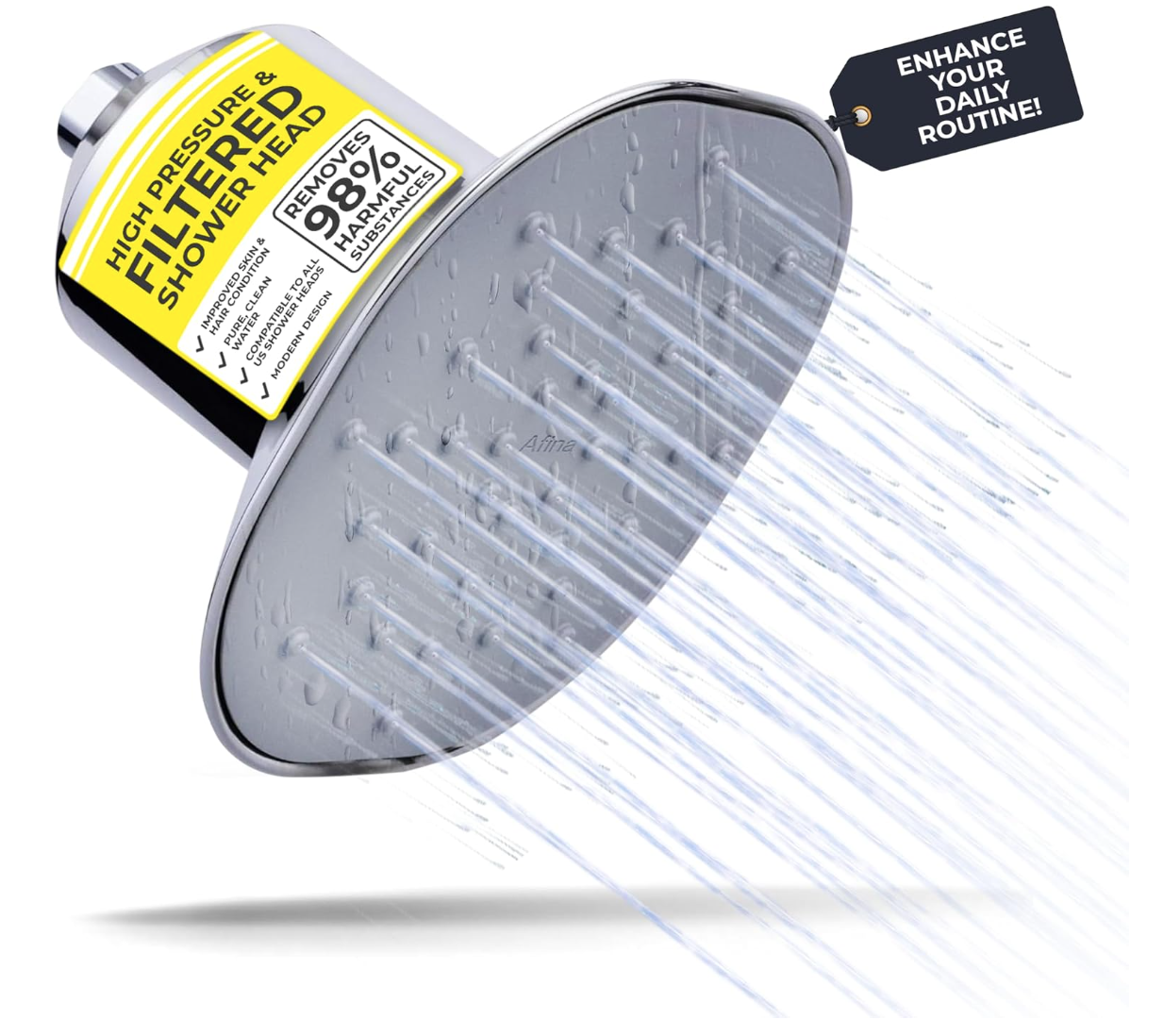 Afina - Advanced filtered shower head