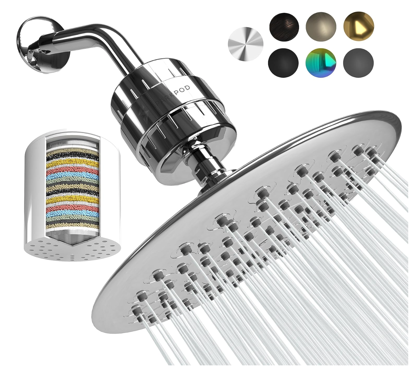 SparkPod - Professional filtered shower head
